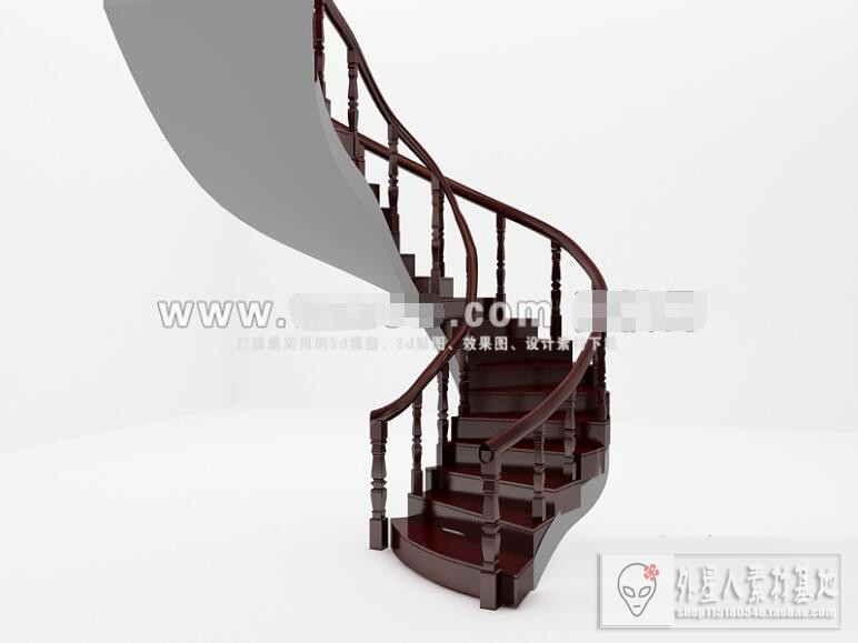 3DSKY PRO MODELS – STAIR 3D MODELS – 026 - thumbnail 1