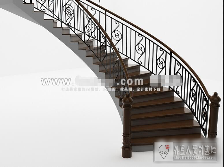 3DSKY PRO MODELS – STAIR 3D MODELS – 027 - thumbnail 1