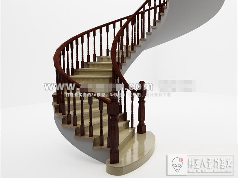 3DSKY PRO MODELS – STAIR 3D MODELS – 035 - thumbnail 1