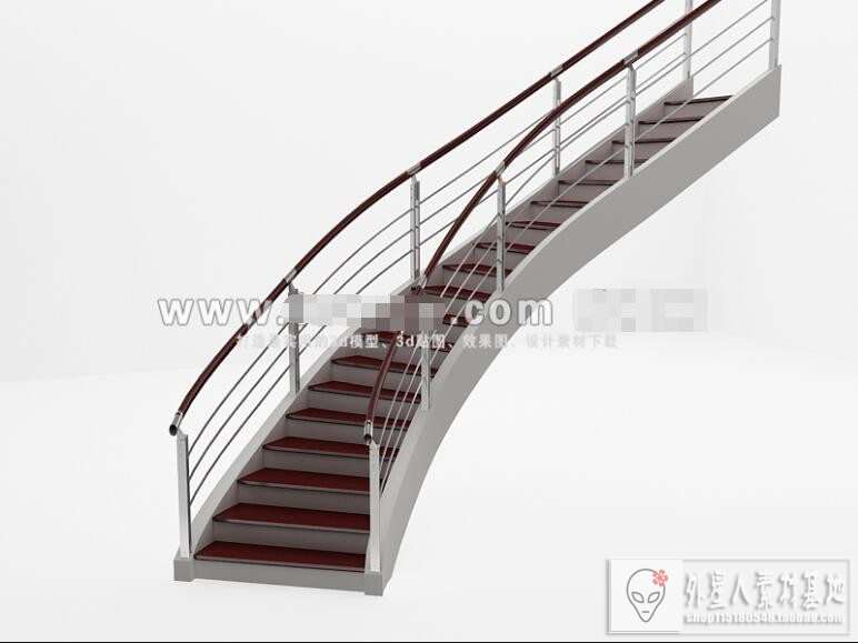 3DSKY PRO MODELS – STAIR 3D MODELS – 037 - thumbnail 1