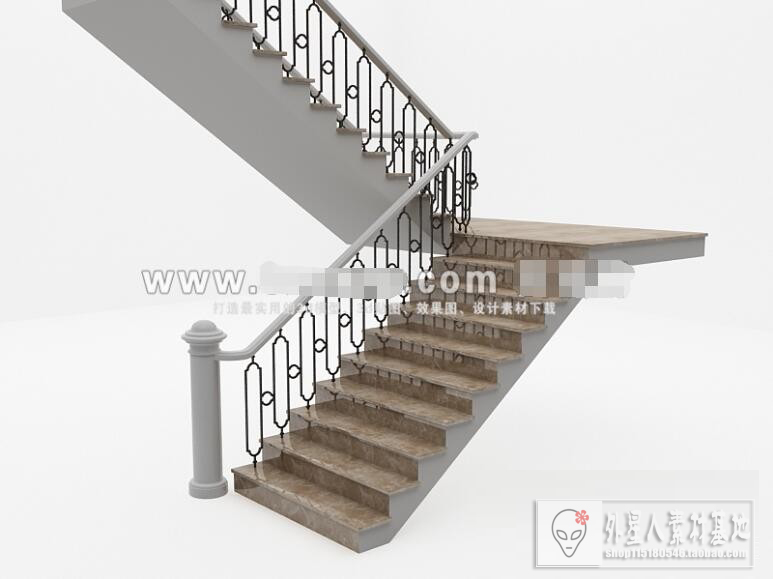 3DSKY PRO MODELS – STAIR 3D MODELS – 041 - thumbnail 1