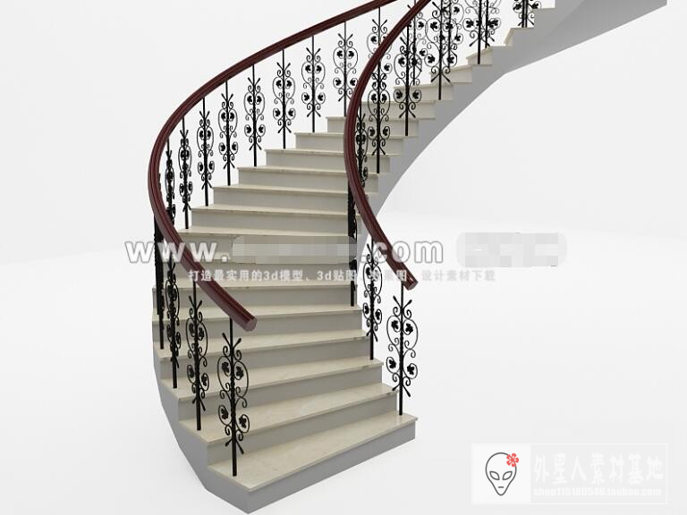 3DSKY PRO MODELS – STAIR 3D MODELS – 042 - thumbnail 1