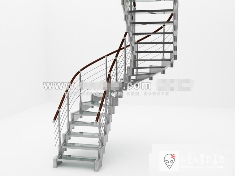 3DSKY PRO MODELS – STAIR 3D MODELS – 043 - thumbnail 1