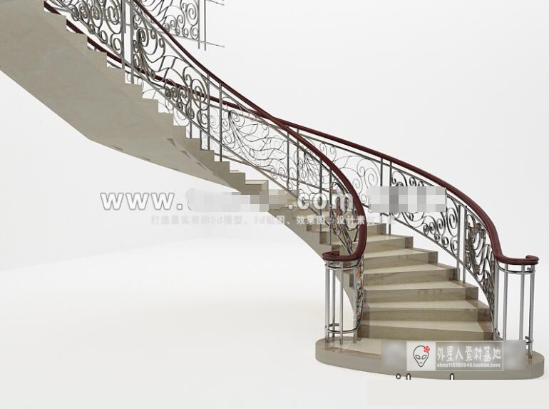 3DSKY PRO MODELS – STAIR 3D MODELS – 044 - thumbnail 1