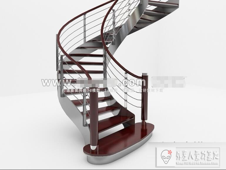 3DSKY PRO MODELS – STAIR 3D MODELS – 046 - thumbnail 1