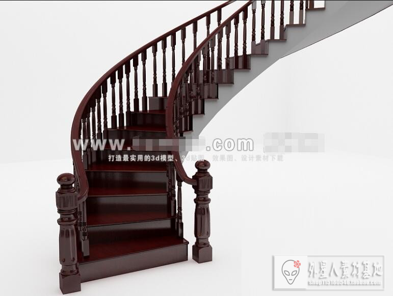 3DSKY PRO MODELS – STAIR 3D MODELS – 047 - thumbnail 1