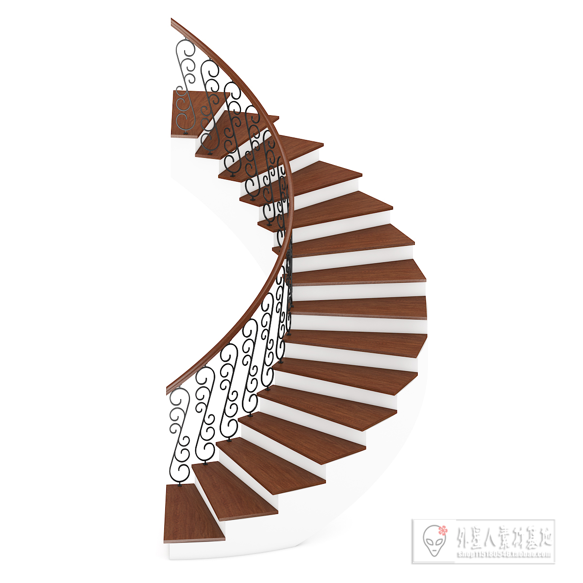 3DSKY PRO MODELS – STAIR 3D MODELS – 005 - thumbnail 1