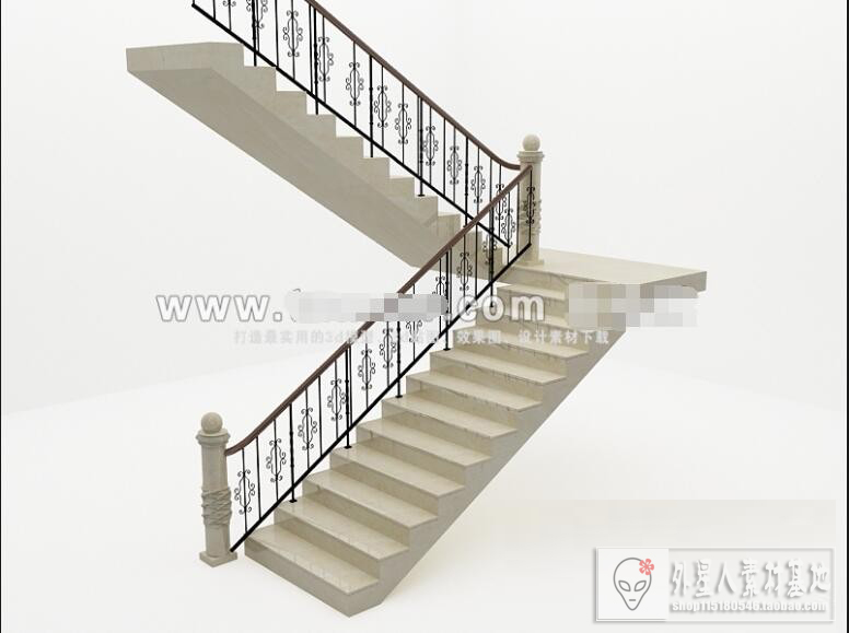 3DSKY PRO MODELS – STAIR 3D MODELS – 051 - thumbnail 1