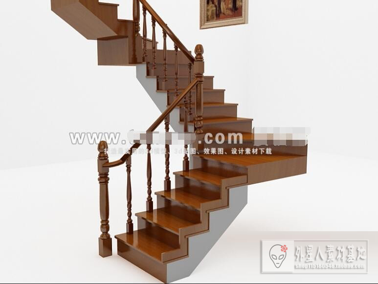 3DSKY PRO MODELS – STAIR 3D MODELS – 055 - thumbnail 1