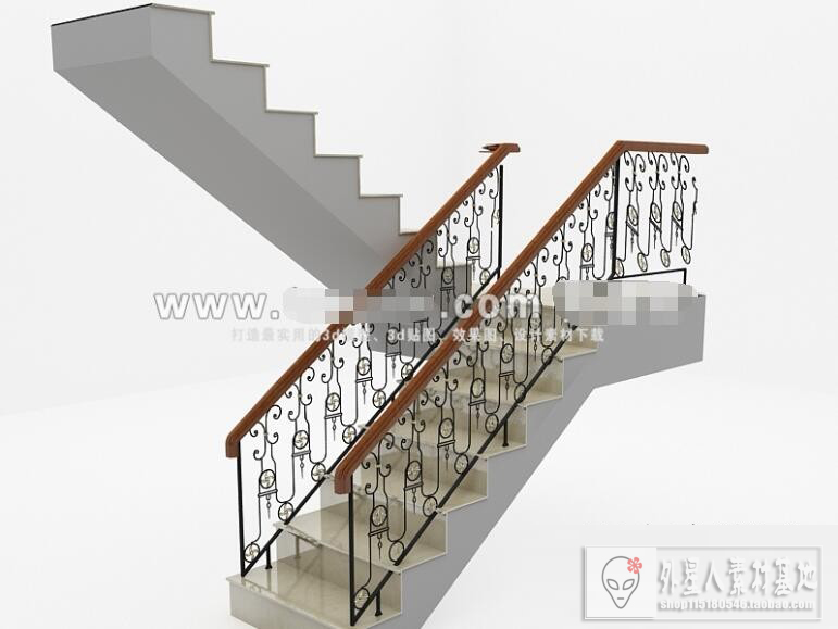 3DSKY PRO MODELS – STAIR 3D MODELS – 056 - thumbnail 1