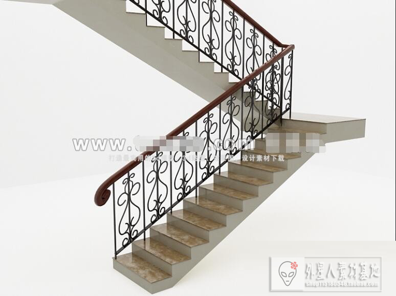 3DSKY PRO MODELS – STAIR 3D MODELS – 057 - thumbnail 1