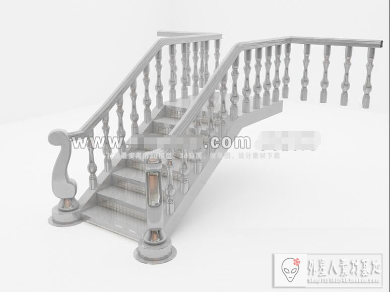 3DSKY PRO MODELS – STAIR 3D MODELS – 058 - thumbnail 1