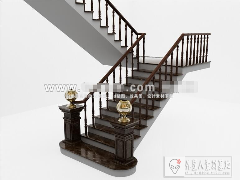 3DSKY PRO MODELS – STAIR 3D MODELS – 059 - thumbnail 1