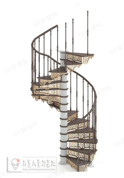 3DSKY PRO MODELS – STAIR 3D MODELS – 061 - thumbnail 1