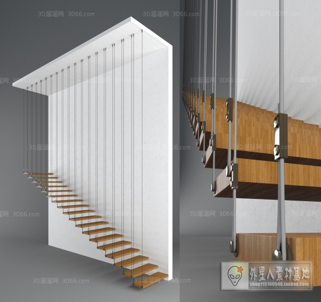 3DSKY PRO MODELS – STAIR 3D MODELS – 069 - thumbnail 1