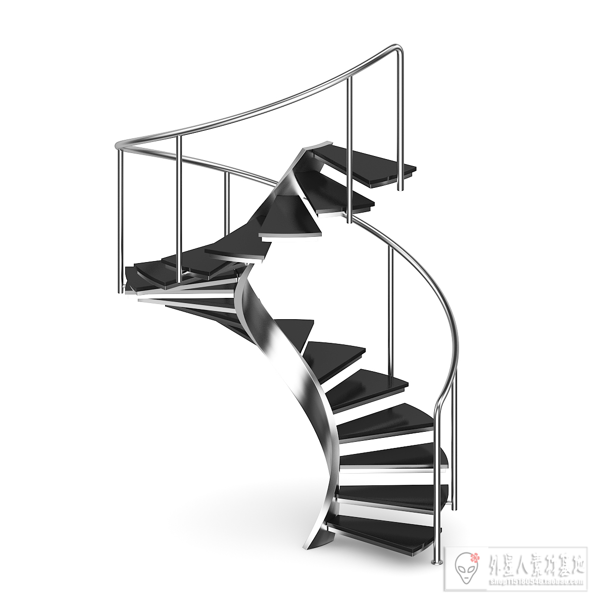 3DSKY PRO MODELS – STAIR 3D MODELS – 007 - thumbnail 1