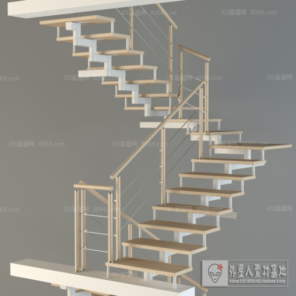 3DSKY PRO MODELS – STAIR 3D MODELS – 071 - thumbnail 1