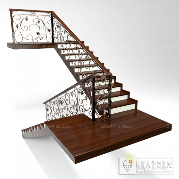 3DSKY PRO MODELS – STAIR 3D MODELS – 072 - thumbnail 1