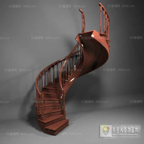 3DSKY PRO MODELS – STAIR 3D MODELS – 076 - thumbnail 1