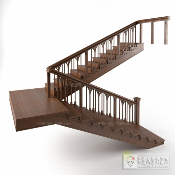 3DSKY PRO MODELS – STAIR 3D MODELS – 079 - thumbnail 1