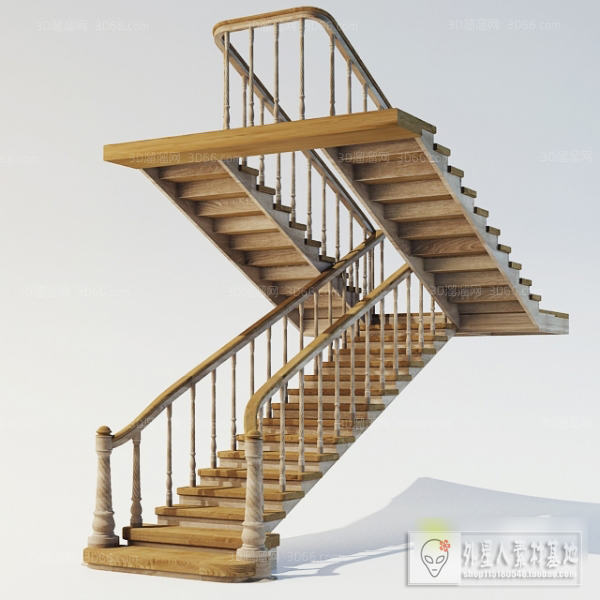 3DSKY PRO MODELS – STAIR 3D MODELS – 081 - thumbnail 1