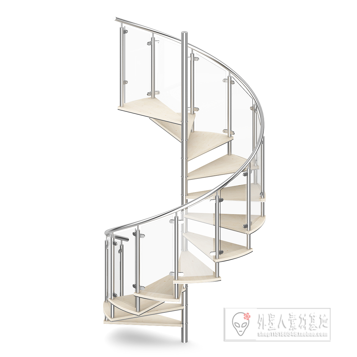 3DSKY PRO MODELS – STAIR 3D MODELS – 009 - thumbnail 1