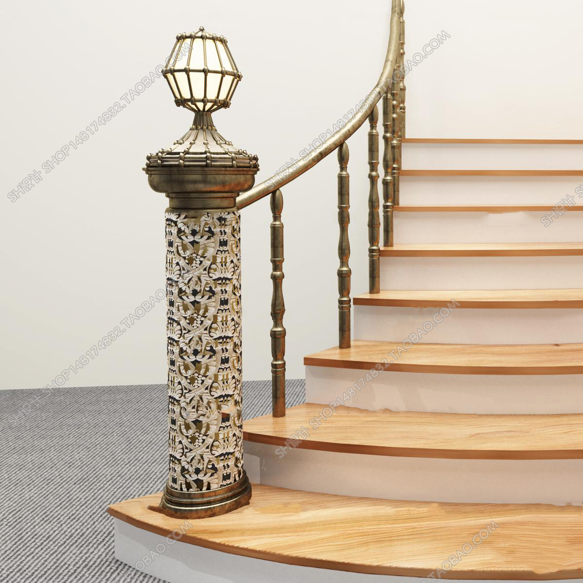 3DSKY PRO MODELS – STAIR 3D MODELS – 097 - thumbnail 1