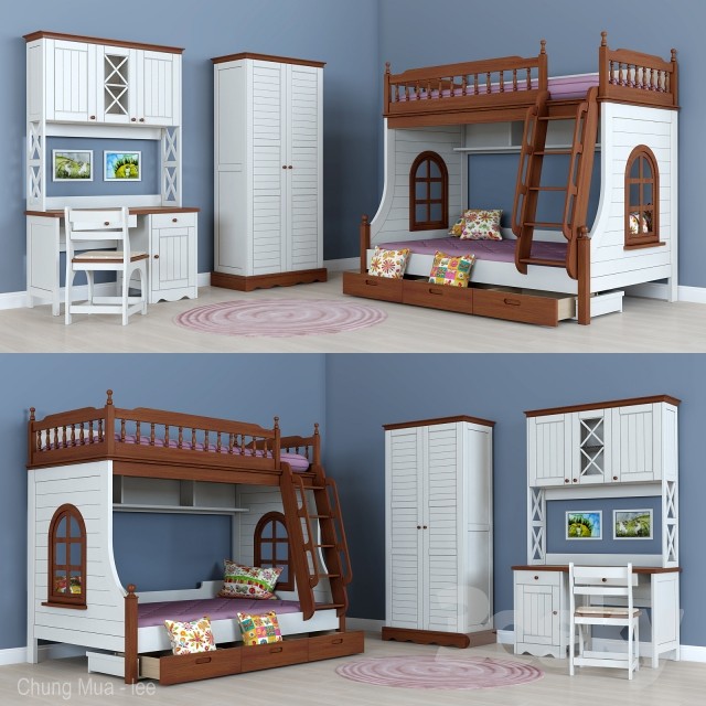 3DSKY FREE – CHILDBED MODELS – No.012 - thumbnail 1