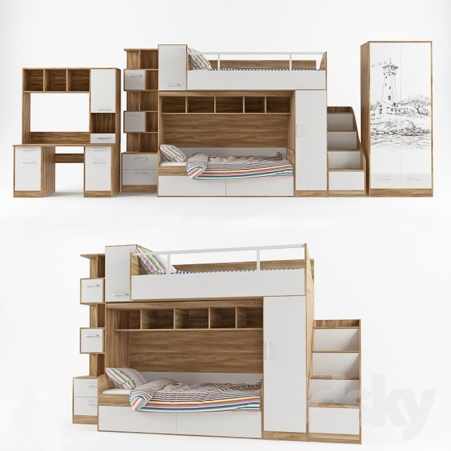 3DSKY FREE – CHILDBED MODELS – No.022 - thumbnail 1