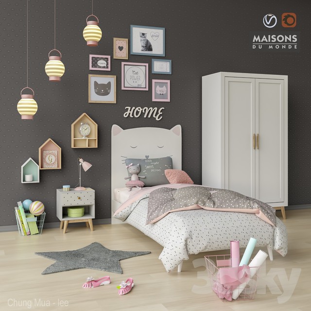 3DSKY FREE – CHILDBED MODELS – No.038 - thumbnail 1