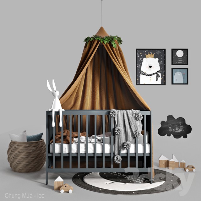 3DSKY FREE – CHILDBED MODELS – No.061 - thumbnail 1