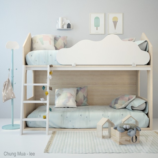 3DSKY FREE – CHILDBED MODELS – No.074 - thumbnail 1