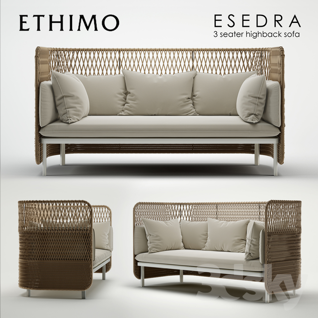 3DSKY MODELS – RATTAN 3D MODELS – 002 - thumbnail 1