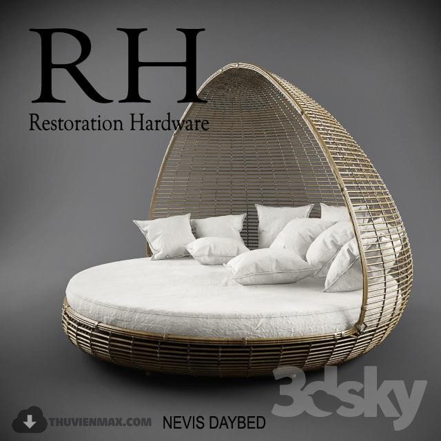 3DSKY MODELS – RATTAN 3D MODELS – 010 - thumbnail 1