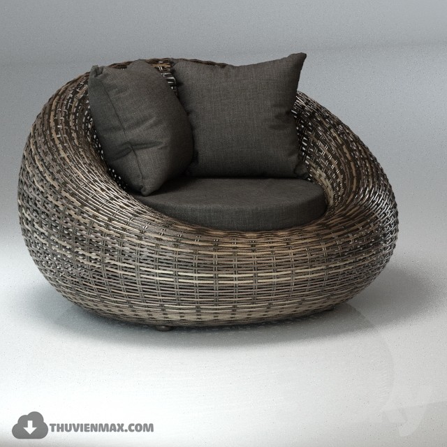 3DSKY MODELS – RATTAN 3D MODELS – 013 - thumbnail 1