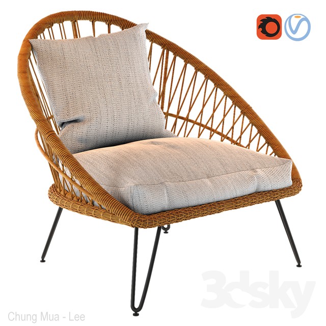 3DSKY MODELS – RATTAN 3D MODELS – 020 - thumbnail 1