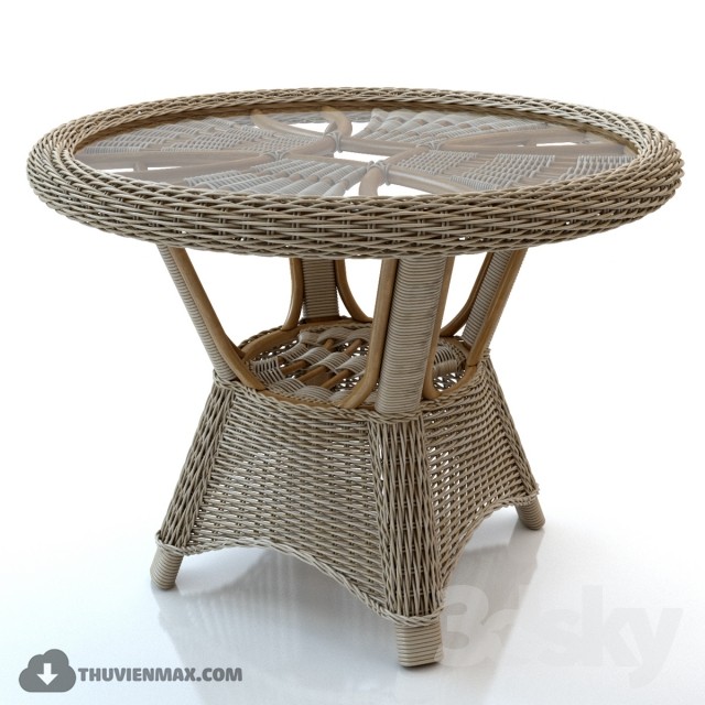 3DSKY MODELS – RATTAN 3D MODELS – 024 - thumbnail 1