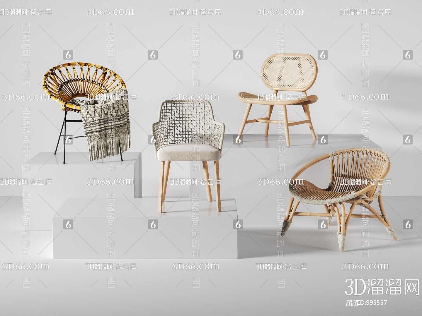 3DSKY MODELS – RATTAN 3D MODELS – 052 - thumbnail 1