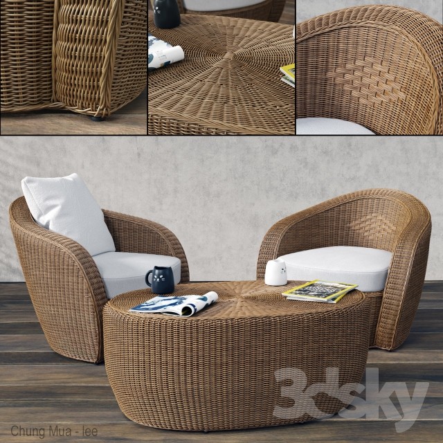 3DSKY MODELS – RATTAN 3D MODELS – 081 - thumbnail 1