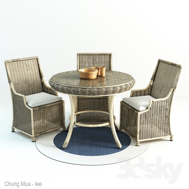 3DSKY MODELS – RATTAN 3D MODELS – 099 - thumbnail 1