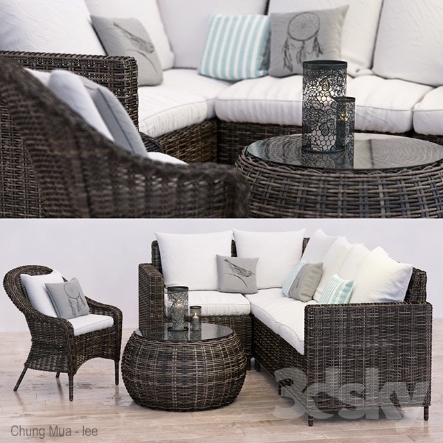 3DSKY MODELS – RATTAN 3D MODELS – 104 - thumbnail 1