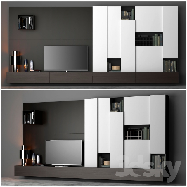 3DSKY MODELS – WARDROBE – CABINETS – 005 - thumbnail 1