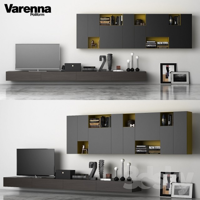 3DSKY MODELS – WARDROBE – CABINETS – 006 - thumbnail 1