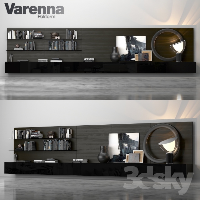 3DSKY MODELS – WARDROBE – CABINETS – 021 - thumbnail 1