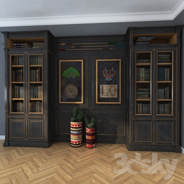 3DSKY MODELS – WARDROBE – CABINETS – 022 - thumbnail 1