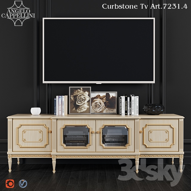 3DSKY MODELS – WARDROBE – CABINETS – 024 - thumbnail 1