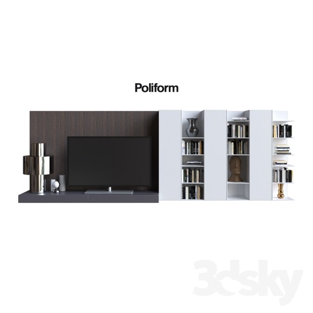 3DSKY MODELS – WARDROBE – CABINETS – 054 - thumbnail 1