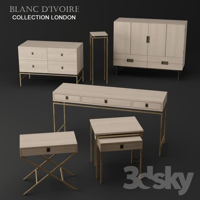 3DSKY MODELS – WARDROBE – CABINETS – 061 - thumbnail 1