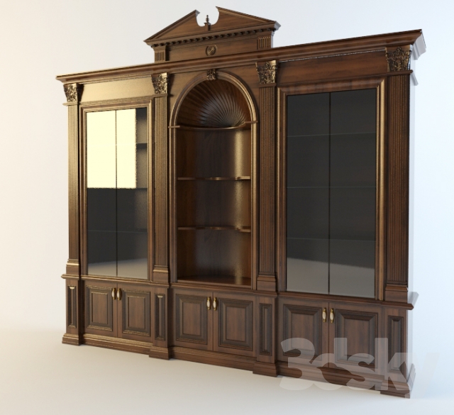 3DSKY MODELS – WARDROBE – CABINETS – 069 - thumbnail 1