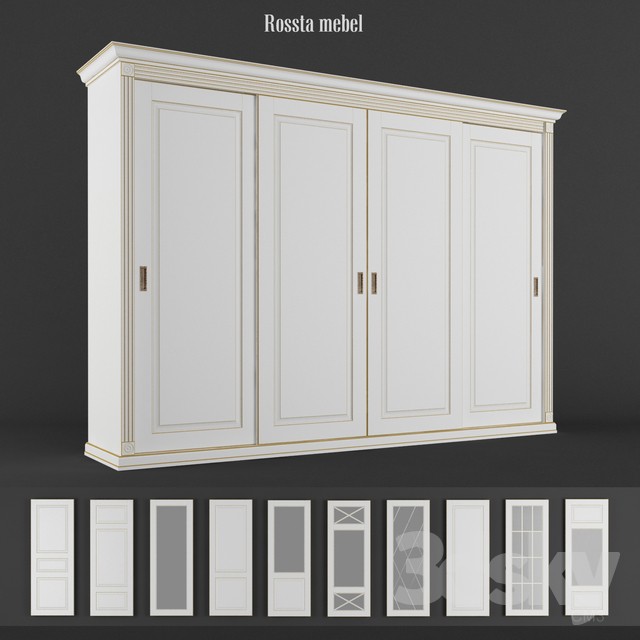 3DSKY MODELS – WARDROBE – CABINETS – 079 - thumbnail 1